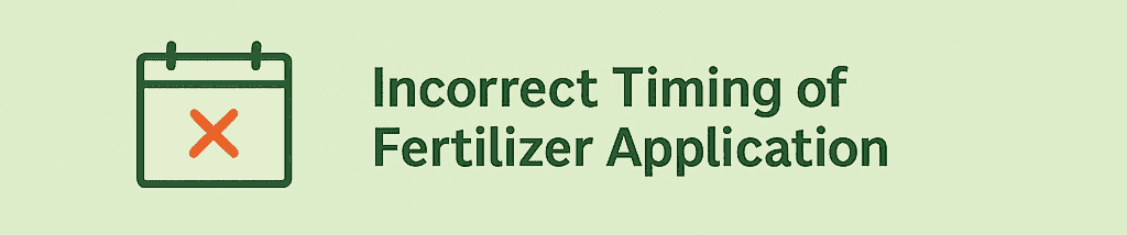 fertilizer application