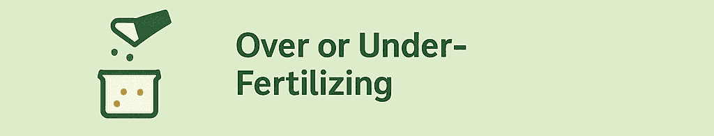 Over or Under-Fertilization